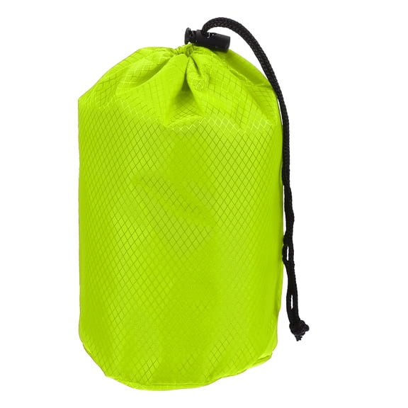 Uxcell Stuff Sack, Waterproof Ditty Bags Storage Sacks Portable Outdoor Ultralight Drawstring Dry Stuff Bag Gear with Toggle 4x8In & Green for (Backpacking Camping Traveling Hiking)