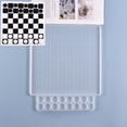 thumbnail image 3 of de tablero de ajedrez de silicona de tablero de ajedrez para joyería DIY Artesanía de cristal de Navidad Decoración para hogar:, 3 of 8