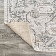 thumbnail image 6 of JONATHAN Y WASHABLE 3 x 5 Area Rug, Edith Distressed Medallion - Cream/Light Gray, WSH315A-3, 6 of 9