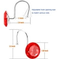 thumbnail image 2 of 12PCS Shower Curtain Hooks Rings for Bathroom, Stainless Steel Rust Resistant Decorative Rhinestones Shower Curtain Rings Hangers for Shower Curtains, Clothing, Towels, etc., 2 of 6