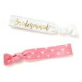 thumbnail image 3 of WAY TO CELEBRATE! Wedding Party Hair Tie Set 8ct, 3 of 5