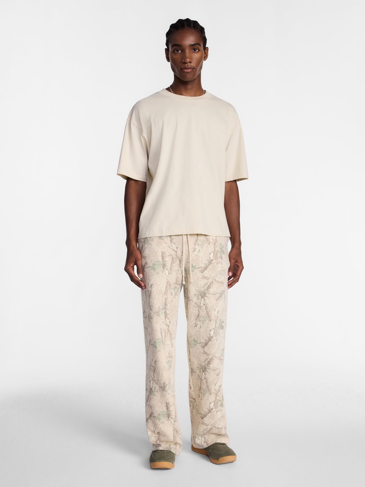 No Boundaries Fleece Open Hem Sweatpants, Men's XS-5XB