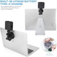 thumbnail image 2 of EcoNesxp Adjustable Video Light Call Video Conference Black, 2 of 5