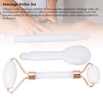thumbnail image 3 of Ensemble de Rouleaux de Jadestone, Réduit les Rides Kit d'Outils de Rouleau de Jadestone Utilisation Confortable pour Visage Vert, Blanc, 3 of 7