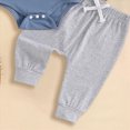 thumbnail image 6 of HCNTES Baby Boy Winter Clothes Clothes Boy Boys Photoshoot Outfits Winter 3PCS Romper + Pants + Warm Hat Set Baby 0 6 9 12 18 Months, 6 of 6