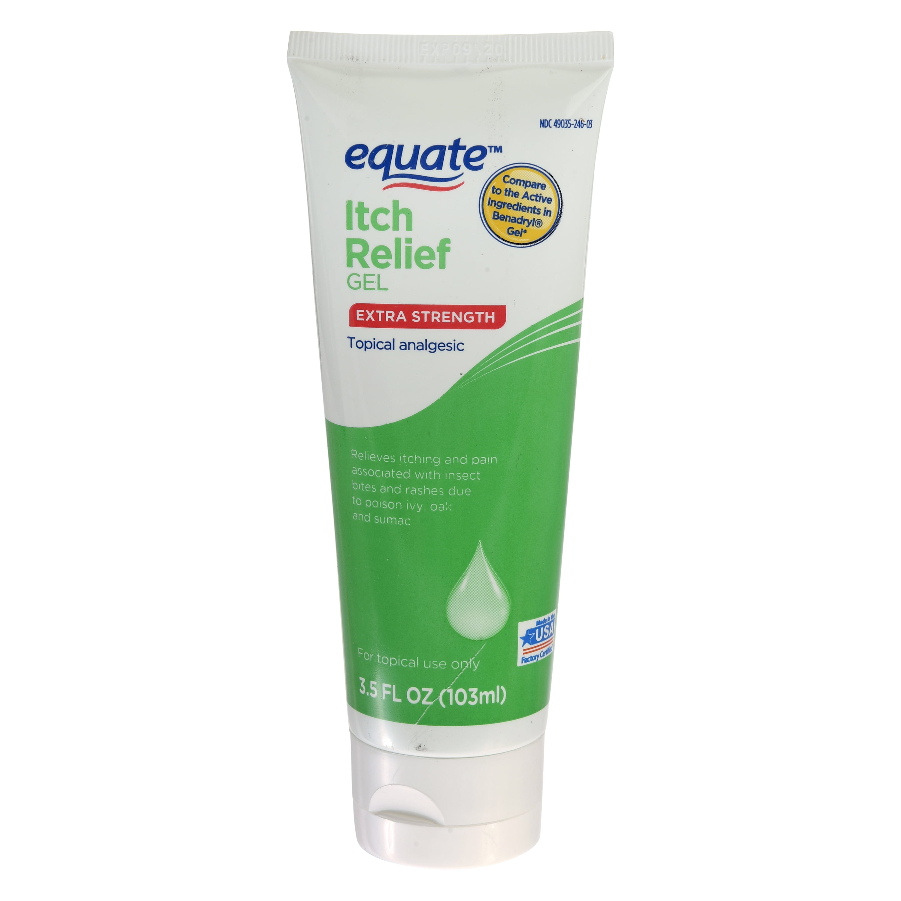 Equate Extra Strength Itch Relief Gel, 3.5 Fl. Oz.