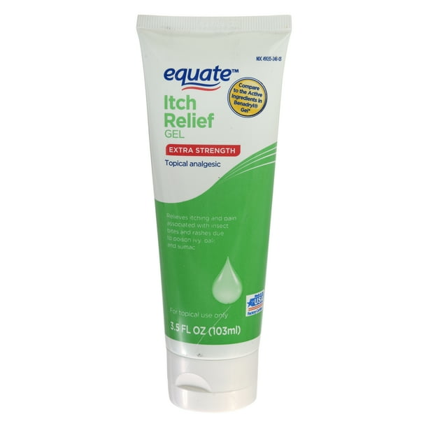 Equate Extra Strength Itch Relief Gel, 3.5 Fl. Oz.