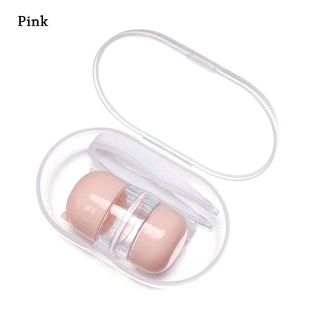 Unisex Eye Care Kit Organizer Container Cute Cartoon Glasses Storage Holder Contact Lens Box Tweezer Stick Case Set Contact Lens Case PINK