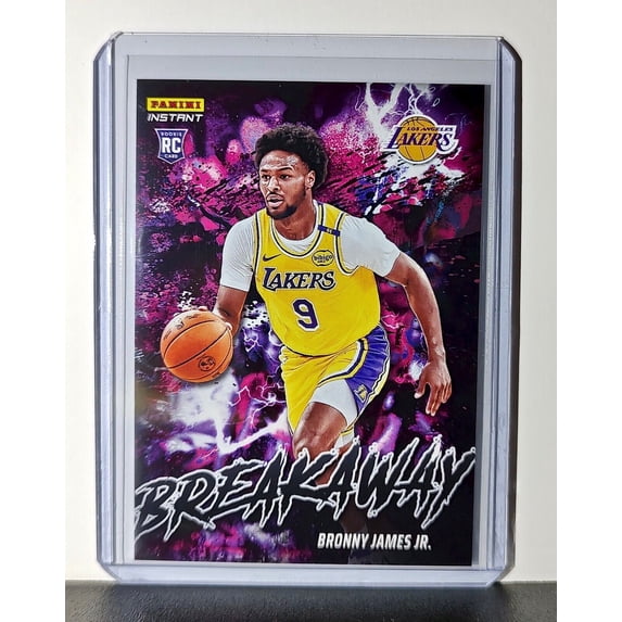 Bronny James Rookie 2024-25 Panini NBA #13 Breakaway Card Lakers 1/1355