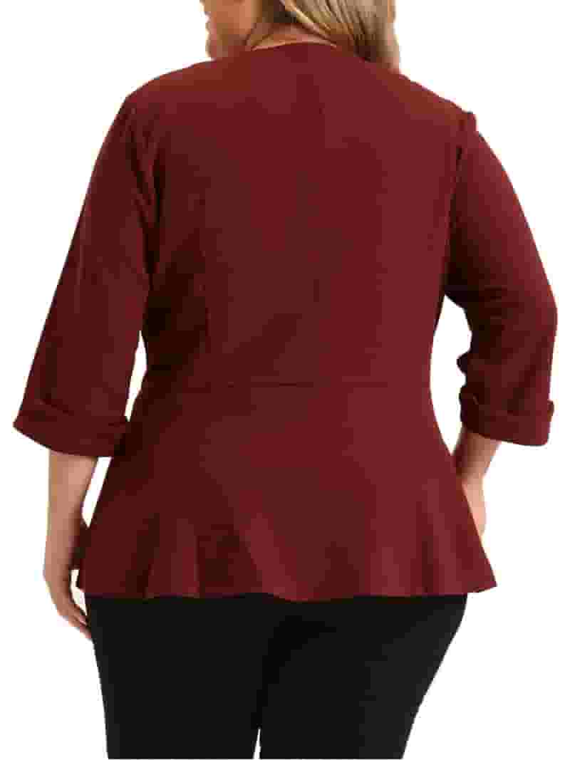 アウターその他 ASPESI Woman Blazer Red G603V114 01024 Agnes Orinda Women's Plus Size Blazers Notched Lapel Wear-to