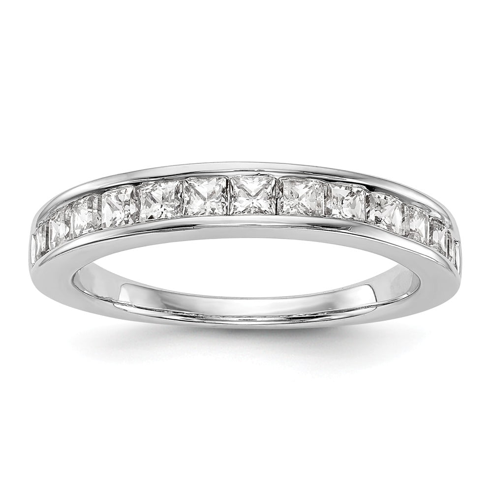 Details about   Solid 14K White Gold Ultra Lightweight Standard Fit Flat Band Ring Size 5.5 