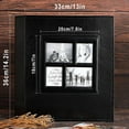 thumbnail image 5 of Ywlake Photo Album 4x6 500 Pockets Photo, Extra Large Capacity Family Wedding Picture Albums Holds 500 Horizontal and Vertical Photos Black, 5 of 7