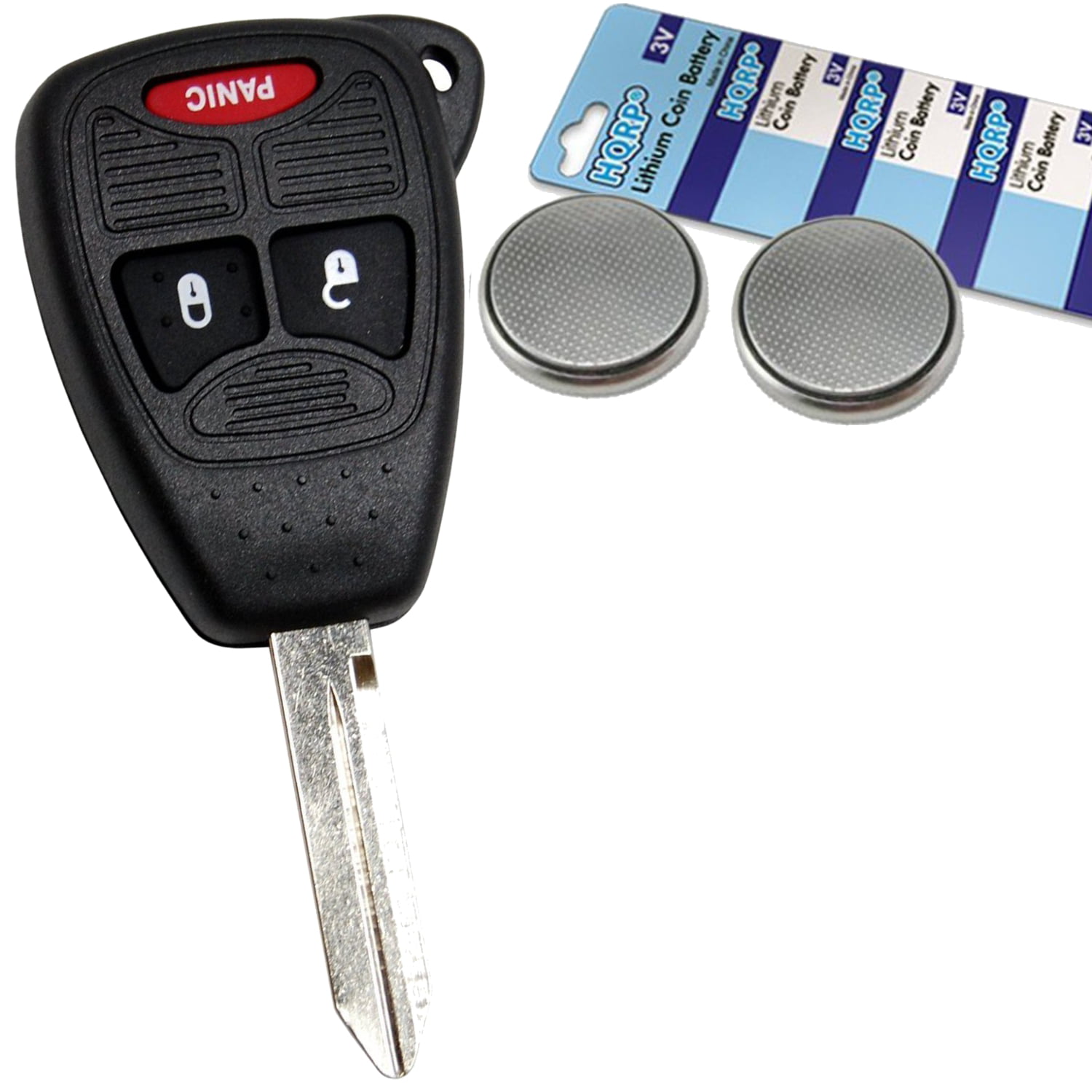 New Key Fob Remote Shell Case For a 2007 Jeep Compass w/ Remote Start 