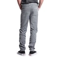 thumbnail image 2 of Victorious Men's Scrunch Stacked Biker Twill Jogger Pants JG882 - Textured Gray - Small, 2 of 6