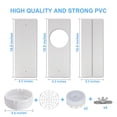 thumbnail image 6 of Weatherproofing Window Insulation Kit 5.9 Inch Window Kit Portable AC Exhaust Hose Accessory, 6 of 9