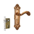 thumbnail image 4 of Lipstore European Style Door Handle for Home and Guard Sturdy Metal Vintage Door Lock Style J, 4 of 8