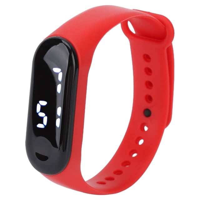 Reloj Digital Jadeshay LED Blanco Deportivo para Niños