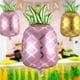 thumbnail image 4 of Juego de 6 globos de piña para decoración de fiesta hawaiana, globos de aluminio, suministros para fiestas., 4 of 8