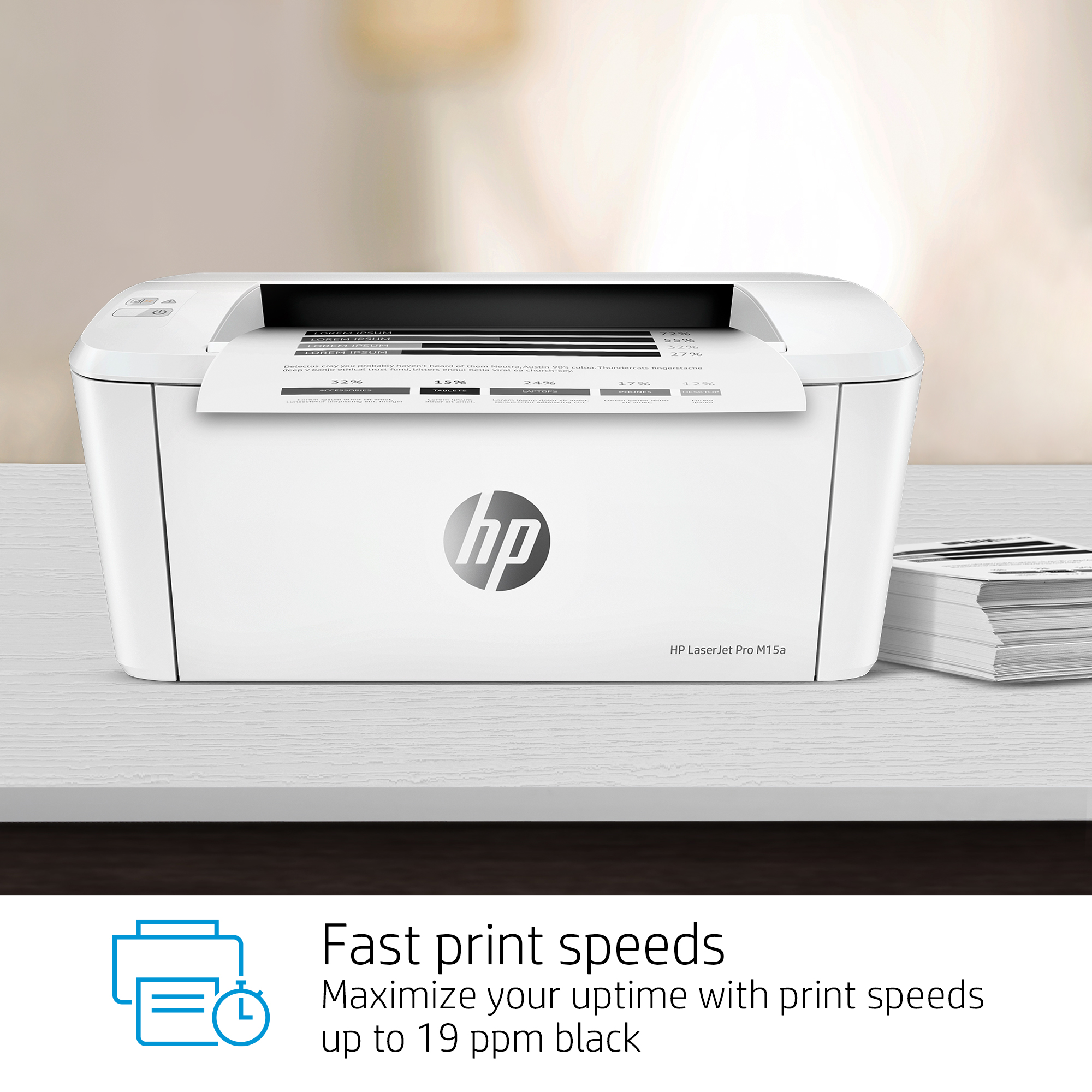 HP LaserJet Pro M15a Monochrome Compact Laser Printer - image 5 of 11