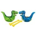 Bluescape Blue & Green Dino Fight Inflatable Pool Game Set, for Kids