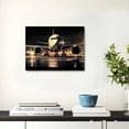 thumbnail image 2 of ARISTURING Airplane Canvas Wall Art Sepia Airplane Picture Painting Vintage Plane Decor for Home Office Living Room 16x12inch, 2 of 6