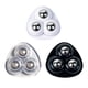 thumbnail image 2 of Juego de ruedas giratorias de ABS Yuarrent 4 piezas blanco, 2 of 6