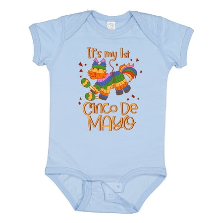 

Inktastic It s My 1st Cinco De Mayo Boys or Girls Baby Bodysuit
