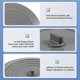 thumbnail image 4 of 2 Pack Bathtub Stopper, 6 Inches Large Silicone Tub Stopper, Flat Suction Drain Covers, Bath Plug fo, 4 of 5