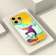 thumbnail image 4 of Elegante y segura: cubierta cromada mate de doble capa con estampado de dibujos animados divertidos para iPhone 15 Pro Max 14 13 12 Pro 11, 4 of 4
