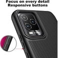 thumbnail image 5 of for BLU View 5 Pro B170D Case, Phone with Screen Protector, Dual Layer Shockproof Protective, Silicone Bumper Non Slip Back, Heavy Duty Rugged Cell Cover-Black, 5 of 5