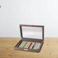 thumbnail image 3 of Caja de Presentación, Coleccionista de Bolígrafos con Ventana de Vidrio, Tienda Más Fácil O Accesorios para El Hogar, Parte Inferior Antideslizante Re Yotijar Coleccionista de bolígrafos, 3 of 8