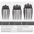 thumbnail image 4 of 3PCS / SET PROFESSIONAL HAIR LIMIT BODY LIMIT 32MM 51mm Cutting Cutter Black, 4 of 7