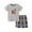 Gray, variant on Boys Outfits Set T-Shirt Summer Pants 6T