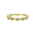 thumbnail image 2 of Keepsake Diamond-Accent ZigZag Stacking Ring in 18k Yellow Gold over Sterling Silver, 2 of 5