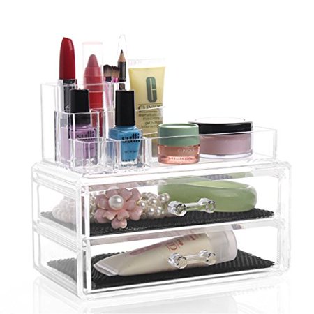 makeup box with compartments