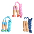 thumbnail image 4 of 8.9ft Kids Jump Rope Adjustable Ergonomic Wood Handle Skipping Rope Jumping Rope, 4 of 4