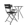 thumbnail image 5 of COSCO Outdoor Living, 3 Piece Bistro Set with 2 Folding Chairs, Black, 5 of 5