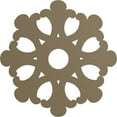 thumbnail image 5 of Ekena Millwork 20 7/8"OD x 3 5/8"ID x 1"P Angel Ceiling Medallion (Fits Canopies up to 4 3/8"), Hand-Painted Green Gold, 5 of 7