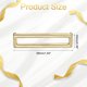 thumbnail image 2 of 2 Pcs Encanto para Agujetas para Zapatillas, Broches Decorativos para Agujetas para Zapatos Casual de Mujeres, Dorado (Rectangular Hueco), 2 of 7