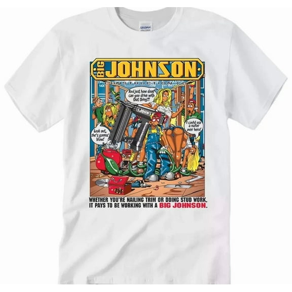 NEW Big Johnson t-shirt Cotton Unisex Cool new new Tshirt