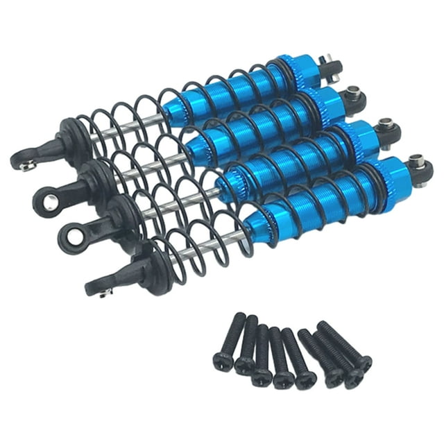 Wweixi RCGOFOLLOW 1/12 Aluminum Alloy Wear-resistant Front Rear Shock Absorber Rc Front Rear Shock Absorber For Wltoys 12402-A Blue
