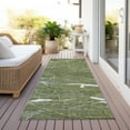 thumbnail image 6 of Addison Rugs Chantille Indoor/Outdoor Transitional Lines Olive Washable Runner Rug, 2'3" x 7'6", 6 of 6