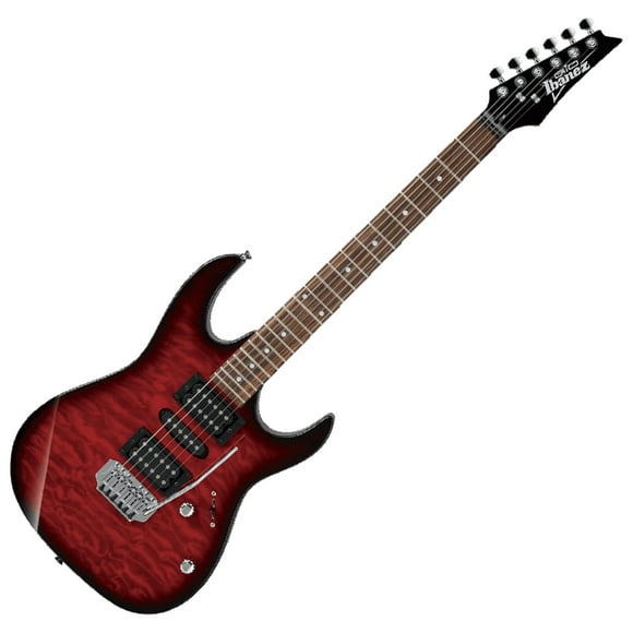 Guitarra eléctrica Ibanez GIO Series GRX70QA Transparent Red