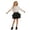 Black, variant on Summer Girls Cake Skirt Tiered Ruffle Dressy Casual Pleated A Line Shorts For Toddler Kids Apparel