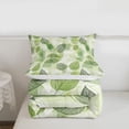 thumbnail image 5 of Erosebridal Green Leaves Twin Comforter Sets,Rustic Botanical Fall Leaf Bedding Set For Men Women, Reversible 2-Piece, 5 of 7