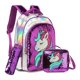 thumbnail image 2 of BIKAB Unicorn School Bag Double Sided Sequin Backpack Set Lightweight Kawaii Backpack Girl Backpack School Supplies for Girls, 2 of 3