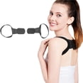 thumbnail image 4 of Toystoory Corrector de postura de espalda, cinturón de corrección de postura, cómodo portátil para adultos y niños, enderezador de espalda Ropa Deportiva, Zapatos Bolso OPP negro Toystoory OD016236-02, 4 of 6