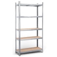 thumbnail image 1 of MasterSpec 5-Tier Heavy Duty Steel Storage Rack, 70x35x15 in, 1930 lb Capacity, Boltless Adjustable, Silver, 1 of 12