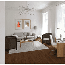 Koeckritz Soft & Cozy Area Rug, 6' x 10', Pewter, Stain Resistant, Pet & Kid Friendly