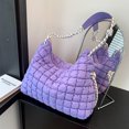 thumbnail image 1 of Bolso de mano para mujer Fashionalbe Nylon Simple Mujer Commuter Bolso (Púrpura), 1 of 8